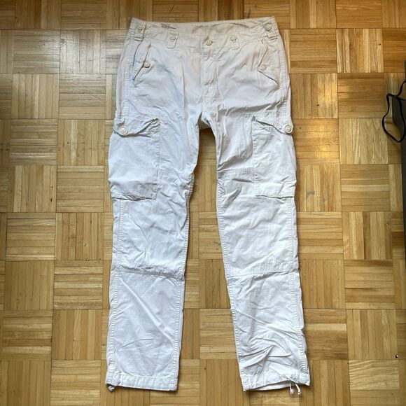 VTG Polo Ralph Lauren RLPC Trousers Mens 38x35 Combat OG 107 GS Military Cargo - Picture 1 of 11